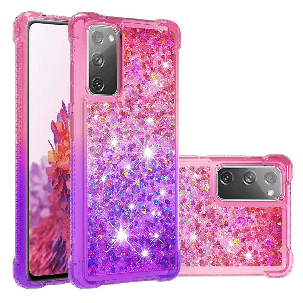 Dynamic Glitter Quicksand Phone Case Cover For Samsung Galaxy S20