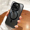 Magnetic Shockproof Phone Case with Stand & Glass Lens Protection – For iPhone 16/ 15/14/13/12/11 Pro Max Plus