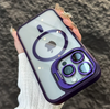 Magnetic Shockproof Phone Case with Stand & Glass Lens Protection – For iPhone 16/ 15/14/13/12/11 Pro Max Plus
