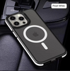 Magnetic Matte Translucent Shockproof Case – Compatible with MagSafe for iPhone 15/14/13/12/11 Pro Max Plus