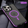 Magnetic Matte Translucent Shockproof Case – Compatible with MagSafe for iPhone 15/14/13/12/11 Pro Max Plus