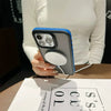 Magnetic Matte Translucent Shockproof Case – Compatible with MagSafe for iPhone 15/14/13/12/11 Pro Max Plus