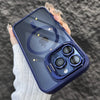 Magnetic Shockproof Phone Case with Stand & Glass Lens Protection – For iPhone 16/ 15/14/13/12/11 Pro Max Plus