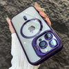 Magnetic Shockproof Phone Case with Stand & Glass Lens Protection – For iPhone 16/ 15/14/13/12/11 Pro Max Plus
