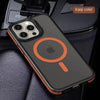 Magnetic Matte Translucent Shockproof Case – Compatible with MagSafe for iPhone 15/14/13/12/11 Pro Max Plus