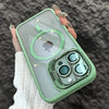 Magnetic Shockproof Phone Case with Stand & Glass Lens Protection – For iPhone 16/ 15/14/13/12/11 Pro Max Plus