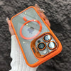 Magnetic Shockproof Phone Case with Stand & Glass Lens Protection – For iPhone 16/ 15/14/13/12/11 Pro Max Plus