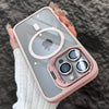 Magnetic Shockproof Phone Case with Stand & Glass Lens Protection – For iPhone 16/ 15/14/13/12/11 Pro Max Plus