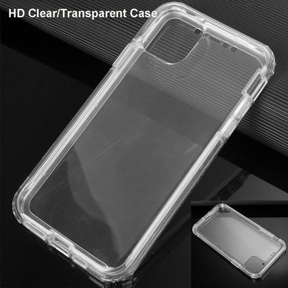 For iPhone 11 / 11 Pro /11 Pro Max Case Clear 360 Full Protection Shockproof Heavy Duty Cover Shock Absorbing, Camera Protection, Anti-scratches, Ultra thin, Sensitive touch, Front & back Case - Place Wireless