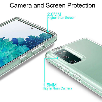 For Samsung Galaxy S20 FE / S20 Fan Edition 5G Case Shockproof Clear Phone Cover - Place Wireless