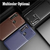 For Motorola Moto G Stylus Case Slim Shockproof Carbon Fiber Texture TPU Cover