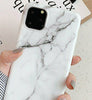 Case For iPhone 11  - Hard TPU Rubber Case Cover Marble Pattern Stone, Model - For iPhone 11 (6.1")