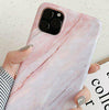 Case For iPhone 11  - Hard TPU Rubber Case Cover Marble Pattern Stone, Model - For iPhone 11 (6.1")