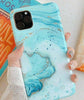 Case For iPhone 11  - Hard TPU Rubber Case Cover Marble Pattern Stone, Model - For iPhone 11 (6.1")