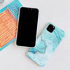 Case For iPhone 11  - Hard TPU Rubber Case Cover Marble Pattern Stone, Model - For iPhone 11 (6.1")