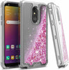 Motorola Moto G7 Play / g7 Optimo - Pink Glitter Liquid Heavy Duty Case