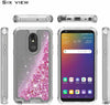 Motorola Moto G7 Play / g7 Optimo - Pink Glitter Liquid Heavy Duty Case