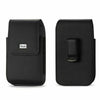 Samsung Galaxy Note20 Ultra -Black Leather Vertical Holster Pouch Belt Clip Case