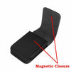 Samsung Galaxy Note20 Ultra -Black Leather Vertical Holster Pouch Belt Clip Case