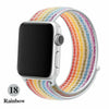 Woven Nylon Band For Apple Watch Sport Loop iWatch Series 4/3/2/1 38/42/40/44mm