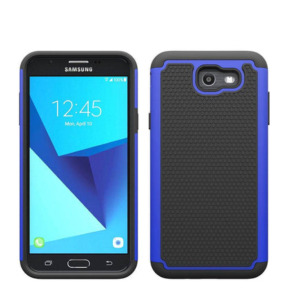 For Samsung Galaxy J7 2017/J7 V 2017/J7 Sky Pro/J7 Perx @|cover for samsung galaxy|cover for samsungfor samsung galaxy  Dual Layer Hybrid Armor Case Shockproof Silicone Rubber Hard PC Cover. - Place Wireless
