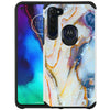 For Motorola Moto G Stylus Case Marble Design Slim Hybrid Dual Layer Phone Cover