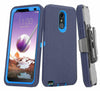 For LG K40, LG LMX420LG Harmony 3, LG Solo LTE (2019), LG Solo LTE L432DL, LG Xpression Plus 2
 Case Cover Shockproof Armor With Belt Clip Stand