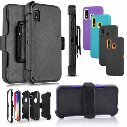 For Samsung Galaxy A10e/A20/A50/A70 Case Belt Clip Fits Otterbox - Place Wireless