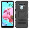 For LG Stylo 5/ 6 Phone Case, Belt clip Kickstand Cover + Screen Protector