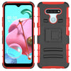 For LG Stylo 5/ 6 Phone Case, Belt clip Kickstand Cover + Screen Protector