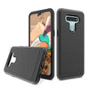 For LG K51 Phone Case, Slim Dual Layer Shockproof Cover+Tempered Glass Protector