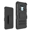 For LG Stylo 5/ 6 Phone Case, Belt clip Kickstand Cover + Screen Protector