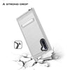 For Samsung Galaxy A01 Phone Case, Slim Kickstand Cover+Tempered Glass Protector