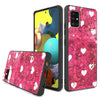 For Samsung Galaxy A51 5G Case,Glitter Shockproof Cover+Tempered Glass Protector