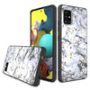 For Samsung Galaxy A51 5G Case,Glitter Shockproof Cover+Tempered Glass Protector