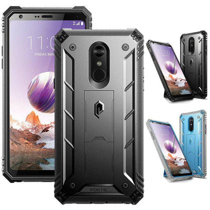 LG Stylo 4 / Stylo 4 Plus Case | Poetic Rugged Shockproof Cover with Kick-stand - Place Wireless