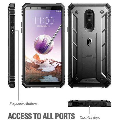 LG Stylo 4 / Stylo 4 Plus Case | Poetic Rugged Shockproof Cover with Kick-stand - Place Wireless