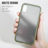 iPhone 11 Pro Max 8 7 XR Ultra-Thin Hybrid Shockproof TPU Bumper Slim Case Cover