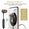 Wireless Bluetooth Sport Gym Headphones Earphones Earbuds Headset with MIC Bass
