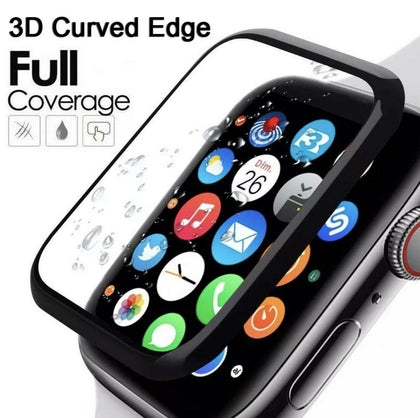 3D Tempered Glass Screen Protector For Apple Watch iWatch 5 4 3 2 38/40/42/44 mm - Place Wireless