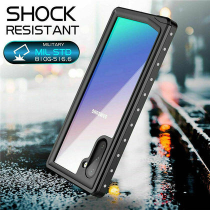 For Samsung Galaxy S20+ /Note 10+ Life Waterproof Case  Built in Screen Protector - Place Wireless