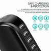 6 Port Charger USB Desktop Wall Fast Charging Station AC Power Adapter US Plug