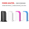 6 Port Charger USB Desktop Wall Fast Charging Station AC Power Adapter US Plug