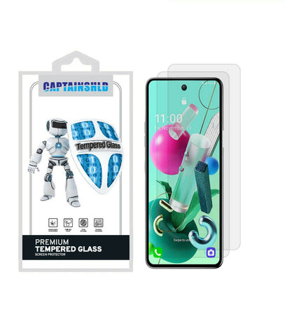 [2-Pack] CaptainShld Tempered Glass Screen Protector for LG K92 (5G) - Place Wireless