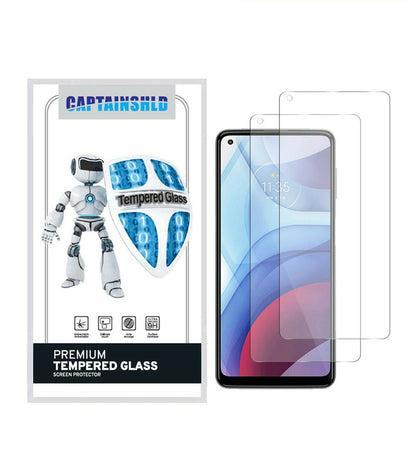 2X CaptainShld Tempered Glass Screen Protector for Motorola Moto G Power (2021)