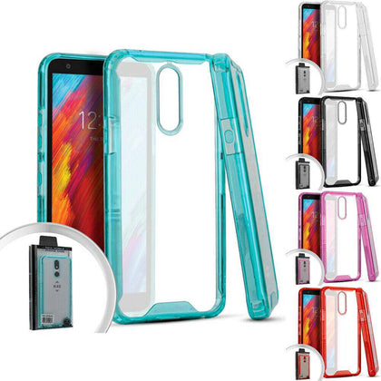 FOR LG  Aristo 4 Plus , Tribute Royal , Arena 2 , Escape Plus , K30 (2019), LG Prime 2  TRANSPARENT SHOCKPROOF DEFENDER  CASE COVER+STYLUS - Place Wireless