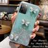 Samsung Galaxy S21 Ultra Note 20 S20 FE GLITTER Bling Butterfly Phone Case Cover