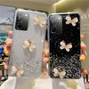 Samsung Galaxy S21 Ultra Note 20 S20 FE GLITTER Bling Butterfly Phone Case Cover