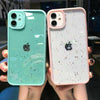 GLITTER Clear Cute Bling Phone Case iPhone 12/11 Pro Max, XR/XS Max,8 Plus Cover