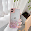 GLITTER Clear Cute Bling Phone Case iPhone 12/11 Pro Max, XR/XS Max,8 Plus Cover